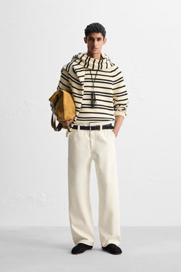 LIMITED EDITION STRIPED TEXTURED SWEATER