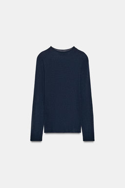 EXTRA FINE WOOL AND SILK TOP - Zara фото 14