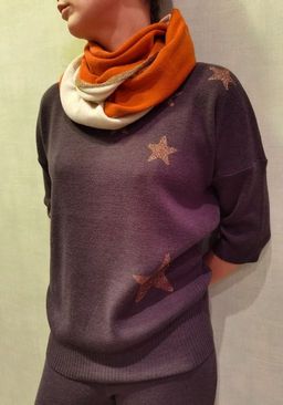 Шарф снуд 67*2*45 M/Терракот (фото № 2)