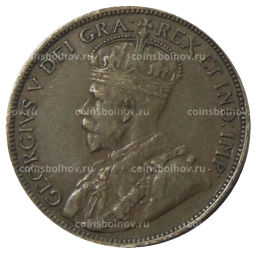Монета 1 цент 1918 года Канада