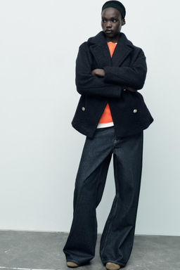 SEMI-LONG BOUCLE COAT - Zara фото 11