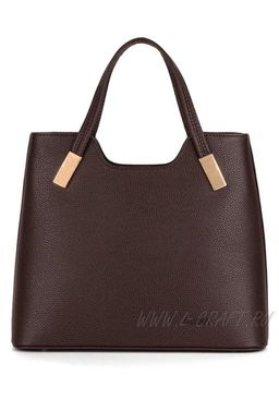 Сумка Модель №1452 | кожзам | гладкий | коричневый | Р908-2 | 29980