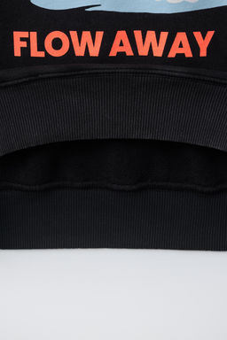SUDADERA ESTAMPADO LOGO / Antracita oscuro - Zara фото 4