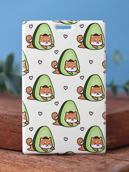Держатель для карт Аниме Many shiba inu avocado (6,5 х 10,4 см)