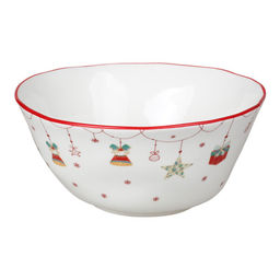 Миска Walmer Christmas, 0.3 л, цвет красный