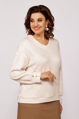 Блуза Swallow 803.2 черный+серебряный узор фото 28