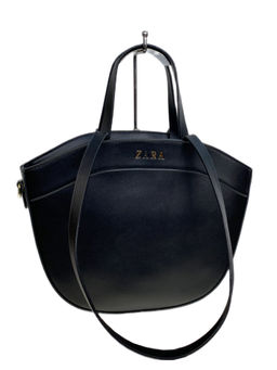 Женская сумка из искусственной кожи, цвет черный