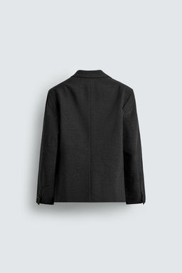 CHECK TEXTURED SUIT BLAZER - Zara фото 9