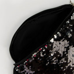 Сумка поясная с пайетками, цвет чёрный - NAZAMOK KIDS фото 6