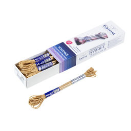 Нитки для вышивания Gamma мулине NM металлик 100% полиэстер 12 x 6 м