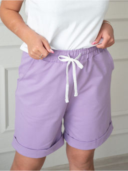 Шорты "Бермуды" сирень Без Шнурка