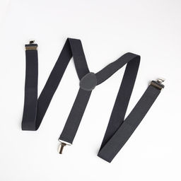 Подтяжки взрослые, ширина 3.5 см, цвет тёмно-серый