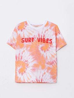 Bisiklet Yaka K?sa Kollu Bask?l? Erkek Bebek Ti??rt