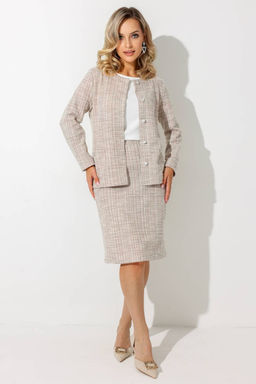 Юбка женская 141/07/Пудровый - Rise фото 5