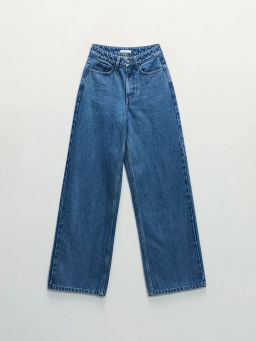 Джинсы wide leg с высокой посадкой / Zarina