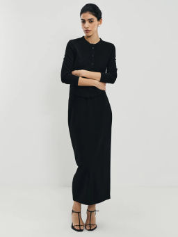 Юбка миди с люрексом / Zarina