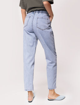 VILATTE / Джинсы джоггеры из облегченного денима фото 4