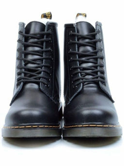 04-MB6021-1 BLACK Ботинки зимние женские (натуральная кожа, натуральный мех)