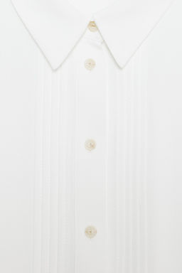 CREPE SHIRT WITH PINTUCKS - Zara фото 8