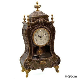 Часы настольные 28 см / 63317B /уп 18/ музыкальные