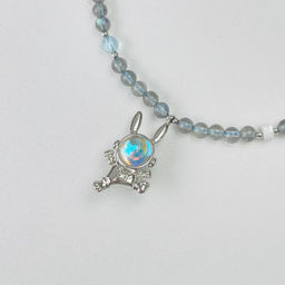 Бусы детские из Лабрадора и Перламутра 35 см +