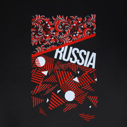 Дождевик-плащ «A la Russe», чёрный