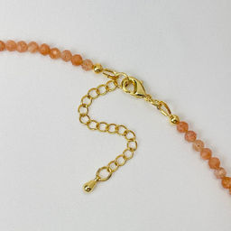 Чокер из Агата и Солнечного камня - Радуга самоцветов фото 3