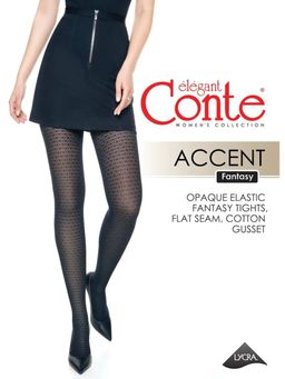 Колготки женские ACCENT - nero - Conte elegant фото 2