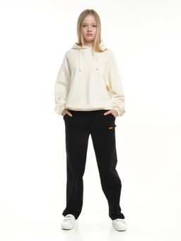 Комплект для девочки 22-7496 молочный|черный