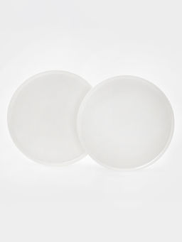 Тарелки Magistro White Snow, набор 2 шт., d=26 см, фарфор, белые фото 3
