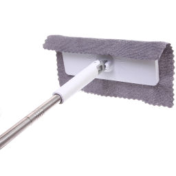 Швабра самозажимная ручка 125см. в комплекте 2 салфетки