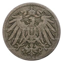 10 пфеннигов 1890 года F Германия