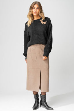 Юбка LAIKONY 453-2 бежевый