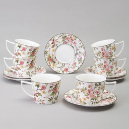 ЧАЙНЫЙ НАБОР LEFARD BLOSSOM НА 6 ПЕР. 12 ПР. 250 МЛ