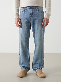 Baggy Fit Erkek Jean Pantolon