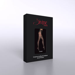 Колготки фантазийные DIVINE STRIE noir