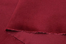 Бархат цв.Бордово-красный, СОРТ2, ш.1.45м, хлопок-90%, лайкра-5%, п/э-5%, 280гр/м.кв - Купава фото 2