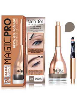 Alvin Dor P-12 Помада для бровей Magic PRO тон 04 светлый-экспрессо,3гр в коробочке