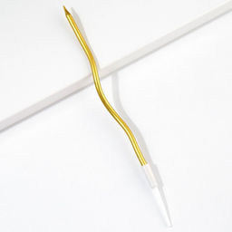 Свечи для торта «Для твоего праздника», золотые, 10 шт., 15×0.5 см