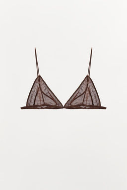 STRUCTURED SILK BRALETTE - Zara фото 10