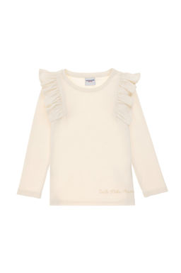 Кремовый свитшот для девочки Неожиданная скидка в корзине - U.s. polo assn фото 4