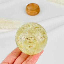 Шар из Цитрина на подставке - Радуга самоцветов фото 2