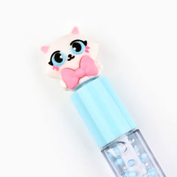 Блеск для губ «Кошечка» для девочек, тон прозрачный, 8 мл МИКС