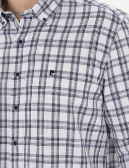 Lacivert Regular Fit Uzun Kollu G_mlek