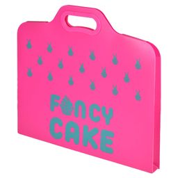 Папка для школьных тетрадей пластиковая арт. 60457/ 40 ЗАЙКА КАПКЕЙК (полипропилен, формат А4, 35х27