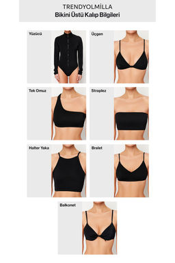 TRENDYOLMILLA Haki Balconette F?rf?rl? Bikini Ustu TBESS25BU00024  фото 9