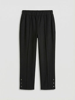 Beli Lastikli D??me Detayl? Kad?n Pantolon