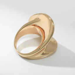 Кольцо металл Тренд волна, цвет золото, размер 16