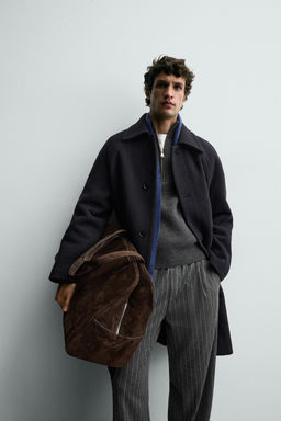 WOOL BLEND STRUCTURED COAT - Zara фото 6