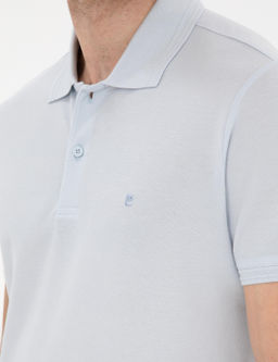 A__k Mavi Slim Fit %100 Pamuk Polo Yaka Basic Ti__rt - Pierre cardin фото 7